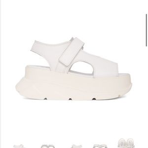 JOSHUAS Platform Velcro Sandal